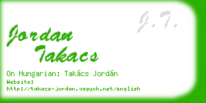 jordan takacs business card
